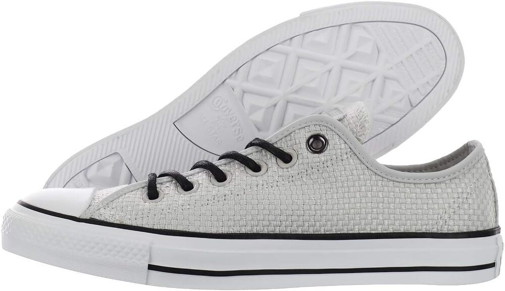 Converse Chuck Taylor All Star Amp Cloth Woven Grey Low Top Sneakers 7